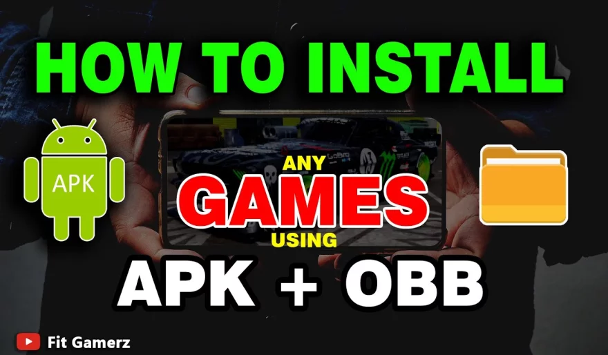 How to install APK and DATA and OBB Games